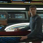 Ethan Peck as Spock in Star Trek: Strange New Worlds, episode 1, season 3, streaming on Paramount+, 2025. Photo Credit: Marni Grossman/Paramount+