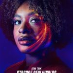 Celia Rose Gooding as Uhura of the Paramount+ original series STAR TREK: STRANGE NEW WORLDS. Photo Cr: Pari Dukovic/Paramount+ TM & © 2025 CBS Studios Inc. All Rights Reserved.
