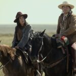 L to R Aminah Nieves as Teonna and Michael Spears as Runs His Horse in season 1 , Episode 5 of 1923 streaming on Paramount+. Photo Credit: Lauren Smith/Paramount+