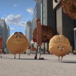 Michael Cera as Barry, Edward Norton as Sammy Bagel Jr., Seth Rogen as Frank, Jillian Bell as Trish 
