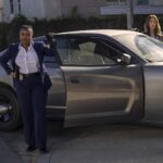 Courtney Taylor (Zamira Parker)  and Maggie Q (Renée Ballard) in BALLARD. Greg Gayne/Prime Video