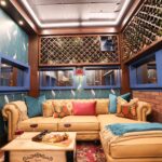 ‘Mystery Hotel Theme’ Set Plates of the Big Brother House for season 27 of the CBS Original Series BIG BROTHER, scheduled to air on the CBS Television Network.  Pictured: Secretive “Wine Cellar”: A moody, bottle-lined cellar (with no actual wine, sorry Houseguests) is a perfect spot for whispering secrets and plotting moves. Photo: Matthew Taplinger ©2025 CBS Broadcasting, Inc. All Rights Reserved.