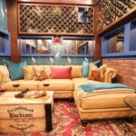 ‘Mystery Hotel Theme’ Set Plates of the Big Brother House for season 27 of the CBS Original Series BIG BROTHER, scheduled to air on the CBS Television Network.  Pictured: Secretive “Wine Cellar”: A moody, bottle-lined cellar (with no actual wine, sorry Houseguests) is a perfect spot for whispering secrets and plotting moves. Photo: Matthew Taplinger ©2025 CBS Broadcasting, Inc. All Rights Reserved.