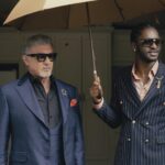 Sylvester Stallone as Dwight Manfredi and Jay Will as Tyson in the Paramount+ original series TULSA KING. Photo Credit: Brian Douglas/Paramount+. ©2025 Viacom International Inc. All Rights Reserved.