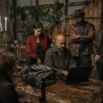 Brenda (Claire Lovering), Zen (Rosa Salazar), Ed (Keegan-Michael Key), Grofield (LaKeith Stanfield), and Parker (Mark Wahlberg) in PLAY DIRTY. Photo Credit: Jasin Boland/Prime © Amazon Content Services LLC