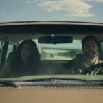 Adria Arjona and Kyle Marvin in SPLITSVILLE