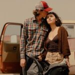 Jacob Lofland as Cooper Norris and Paulina Chavez as Ariana in Landman episode 1, season 2, streaming on Paramount+. Photo Credit: Emerson Miller/Paramount+