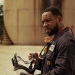 Mustafa Speaks Boss in Landman episode 3, season 2, streaming on Paramount+. Photo Credit: Emerson Miller/Paramount+