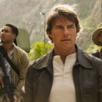 Tom Cruise plays Ethan Hunt, Pom Klementieff plays Paris, Greg Tarzan Davis plays Degas, Simon Pegg plays Benji Dunn and Hayley Atwell plays Grace in Mission: Impossible - The Final Reckoning from Paramount Pictures and Skydance.