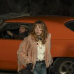 Paul Walter Hauser as Lefty Ledbetter and Sydney Sweeney as Penny Jo in Americana. Photo Credit: Ursula Coyote