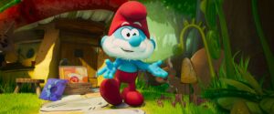 Papa Smurf (John Goodman) in Smurfs from Paramount Animation.