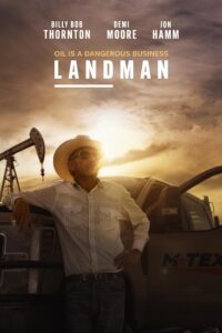 Landman Key Art featuring Billy Bob Thornton as Tommy Norris streaming on Paramount+. Photo credit: Paramount+