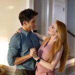 (L-R) Manny Jacinto as Eric Davies and Lindsay Lohan as Anna Coleman in Disney's FREAKIER FRIDAY. Photo by Glen Wilson. © 2025 Disney Enterprises, Inc. All Rights Reserved.