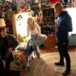 Mason Thames as “Miller”, McKenna Grace as “Clara”, and Director Josh Boone in Regretting You from Paramount Pictures.