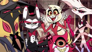 Hazbin Hotel - Sir Pentious, Husk, Charlie Morningstar, Niffty, Angel Dust