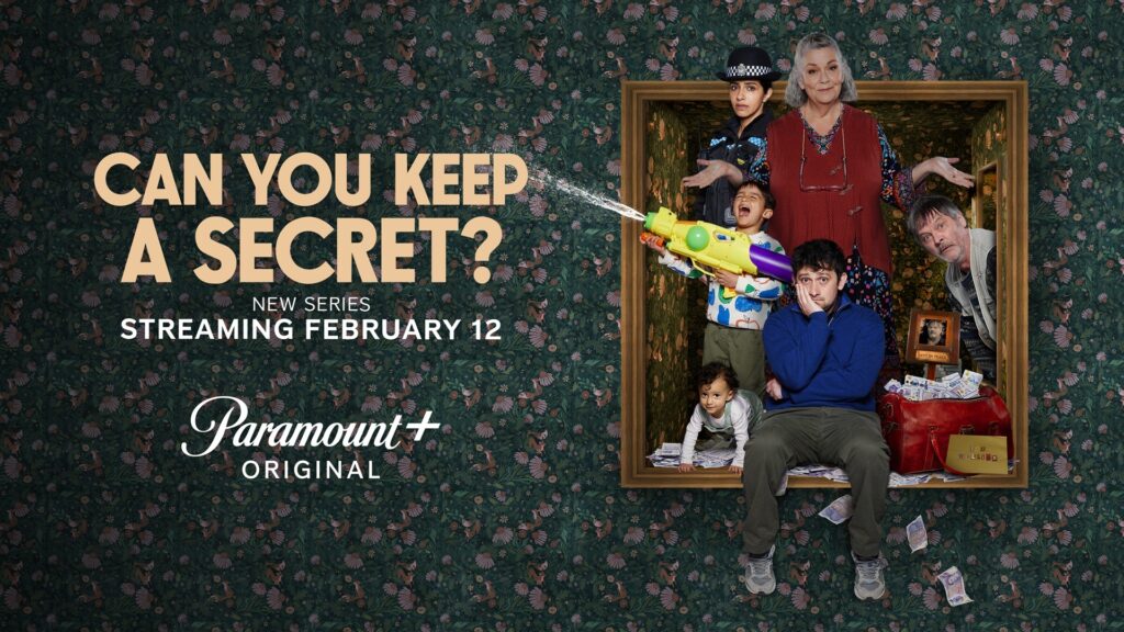 Key Art for Can You Keep A Secret?, season 1, streaming on Paramount+, 2026. Photo Credit: Big Talk Studios/BBC/Paramount+