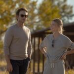 THE MADISON: Pictured (L-R): Patrick J Adams as Russell McIntosh, Elle Chapman as Paige McIntosh in season 1, episode 1 of the Paramount+ series THE MADISON. Photo Cr: Emerson Miller /Paramount + © 2026 Viacom International Inc.