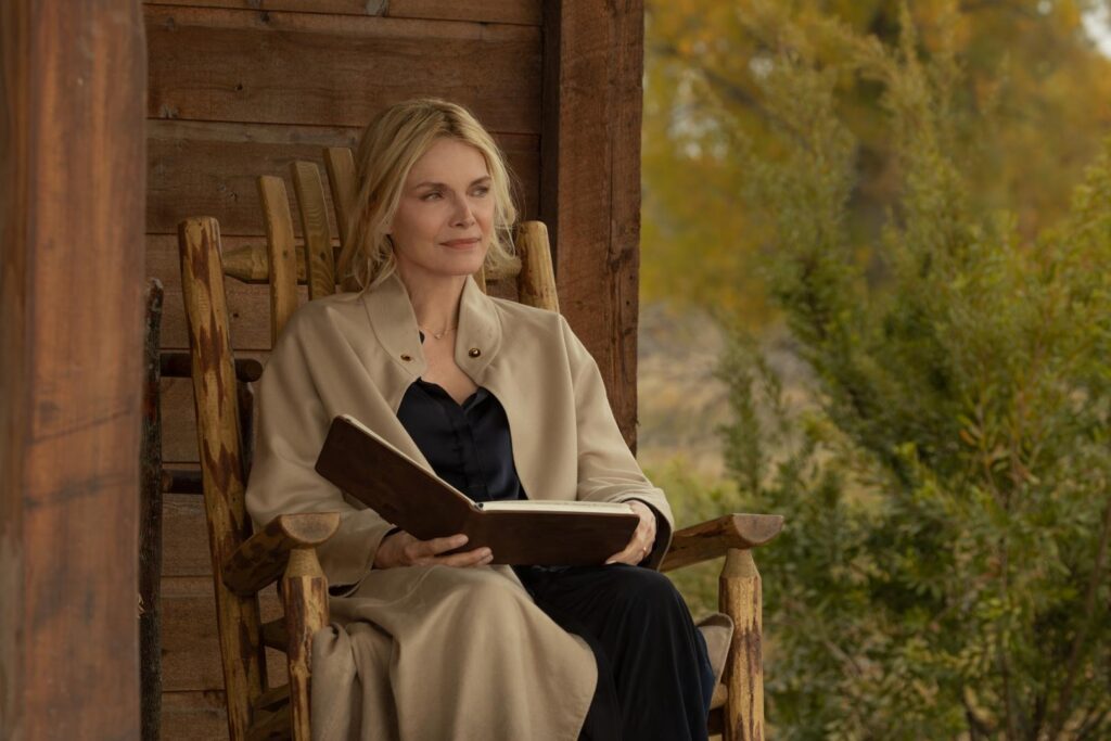 THE MADISON: Michelle Pfeiffer as Stacy Clyburn in season 1, episode 4 of the Paramount+ series THE MADISON. Photo Cr: Emerson Miller/Paramount + © 2026 Viacom International Inc.