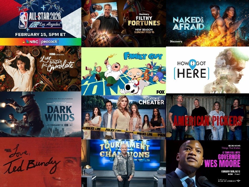 Tv Rerun New On TV Tonight – Sunday Feb 15, 2026 - No(R)eruns.net