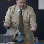 Elijah (Paul Walter Hauser) in BALLS UP. Photo Credit: Ben Rothstein Prime Video © Amazon Content Services LLC