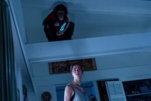 Miguel Torres Umba as 'Ben' and Johnny Sequoyah as 'Lucy' in Primate from Paramount Pictures.