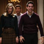 CBS Original Series ETERNALLY YOURS, scheduled to air THURSDAYS (8:30 PM ET/PT) An eternal love story about two vampires who have been married for five hundred years, and their struggles to accept the human who is dating their daughter. Pictured: Allegra Edwards as Liz, Ed Weeks as Charles and Parker Young as Jesse Photo: Bertrand Calmeau/CBS ©2026 CBS Broadcasting, Inc. All Rights Reserved.