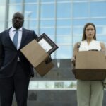 CBS Original Series CUPERTINO scheduled to air THURSDAYS (10:00 PM ET/PT). A wronged lawyer (Mike Colter) partners with a promising young attorney (Rachel Keller) to stand up against the Giants of Silicon Valley in a David vs. Goliath battle. Pictured (L-R): Mike Colter as Michael Price and Rachel Keller as Oliva Siffre. Photo: Elizabeth Fisher/CBS ©2026 CBS Broadcasting, Inc. All Rights Reserved.