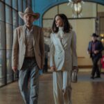 Billy Bob Thornton as Tommy Norris and Demi Moore as Cami in Landman episode 1, season 2, streaming on Paramount+. Photo Credit: Emerson Miller/Paramount+