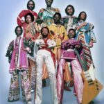 EWF 1978 Cmposit Photograph, of single portraits to form a Superhero photograph