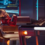 Holly Hunter as Nahla in Star Trek: Starfleet Academy, episode 1, season 1, streaming on Paramount+, 2025. Photo Credit: Brooke Palmer/Paramount+.