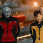 Gina Yashere as Lura and Tig Notaro as Reno in Star Trek: Starfleet Academy, episode 3, season 1, streaming on Paramount+, 3035. Photo Credit: John Medland/Paramount+.