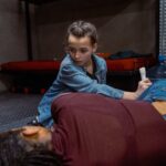 L-R Lara Rossi as Sophie and Isla Gie as TaliIn NCIS: Tony & Ziva, episode 6, season 1, airing on Paramount+ 2025. Photo Credit: Marcell Piti/Paramount+
