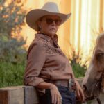 Annette Bening as Beulah Jackson in Dutton Ranch, episode 4, season 1, streaming on Paramount+, 2026. Photo Credit: Emerson Miller/Paramount+.