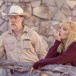 (L-R): Marc Menchaca as Zachariah and Kelly Reilly as Beth Dutton in Dutton Ranch, episode 5, season 1, streaming on Paramount+, 2026. Photo Credit: Emerson Miller/Paramount+.
