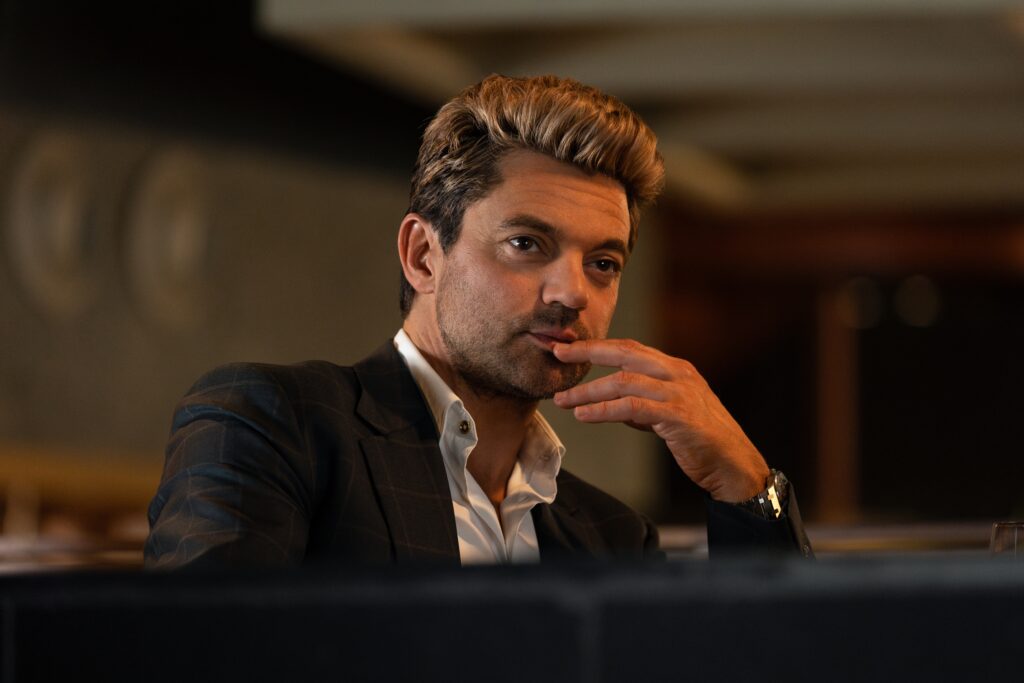 Dominic Cooper as Hamish in Who The Hell Is Hamish?, episode 1, season 1, streaming on Paramount+ Australia, 2026. Photo Credit: Vince Valitutti/Paramount+ Australia. Dominic Cooper as Hamish in Who The Hell Is Hamish?, episode 1, season 1, streaming on Paramount+ Australia, 2026. Photo Credit: Vince Valitutti/Paramount+ Australia.