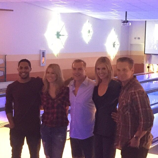 Bowling with the cast of #Ascension. #SyfyPT