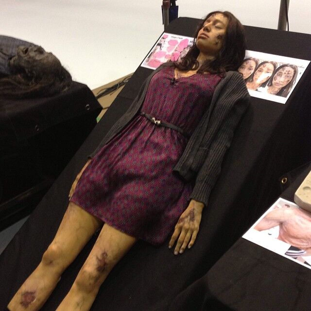 This life-size model is so realistic and creepy! #BeingHuman #SyfyBTS