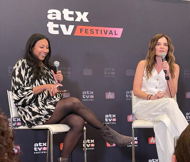 The “Mystery Guest” panel featured Betsy Brandt discussing her extended TV career #ATXTVS12