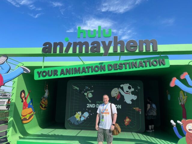 Hulu’s Animayhem activation at #SDCC2023 #Futurama #TheSimpsons #FamilyGuy #BobsBurgers #huluanimayhem