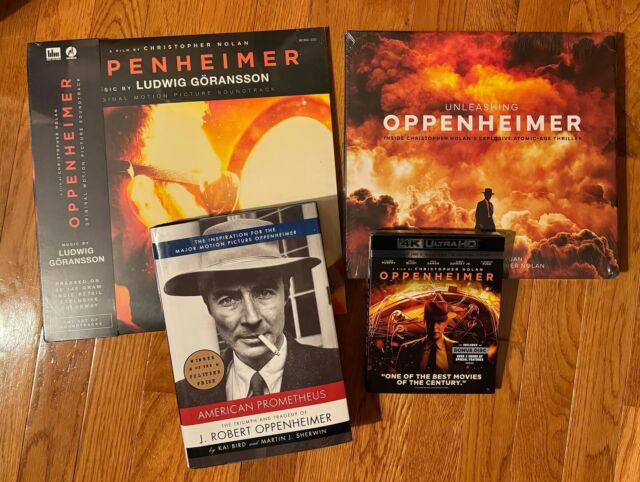Christopher Nolan’s Oppenheimer is now available on disc/digital. Thanks to @universalpictures for this amazing @oppenheimermovie swag — the 4K disc, vinyl soundtrack, original novel, and a book about the making of the film! #oppenheimer #oppenheimermovie #oppenheimerfilm