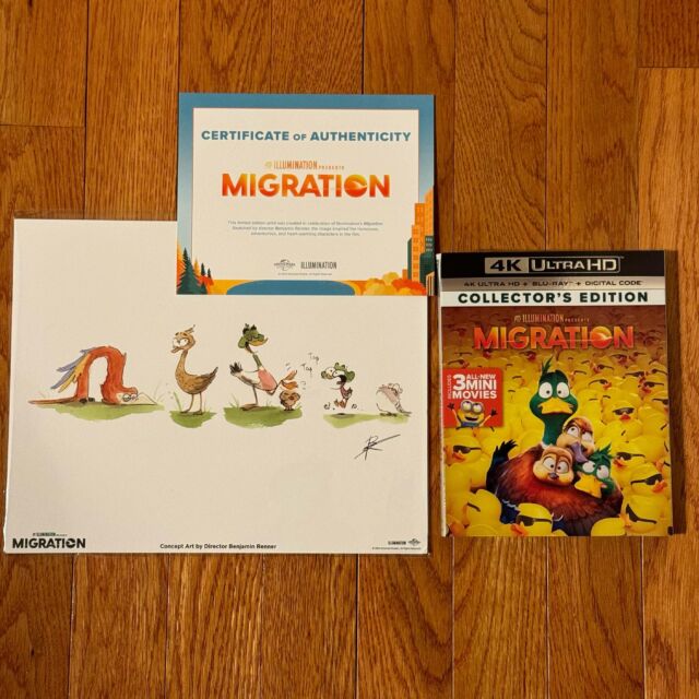 MIGRATION is now available on disc/digital from Illumination and Universal Pictures Home Entertainment. Received this beautiful concept art by director Benjamin Renner. Look for a review of the disc at NoReruns.net