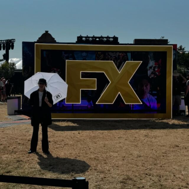 Among the things at the #FXSDCC activation were an American Horror Story Hellevator, a restaurant for The Bear (we were given an apron), and photo ops for What We Do In The Shadows and Always Sunny #SDCC #SDCC2024